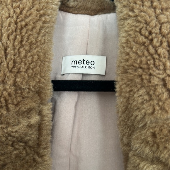 Meteo yves salomon brown wool teddy coat size 34 (XS) - Picture 6 of 7